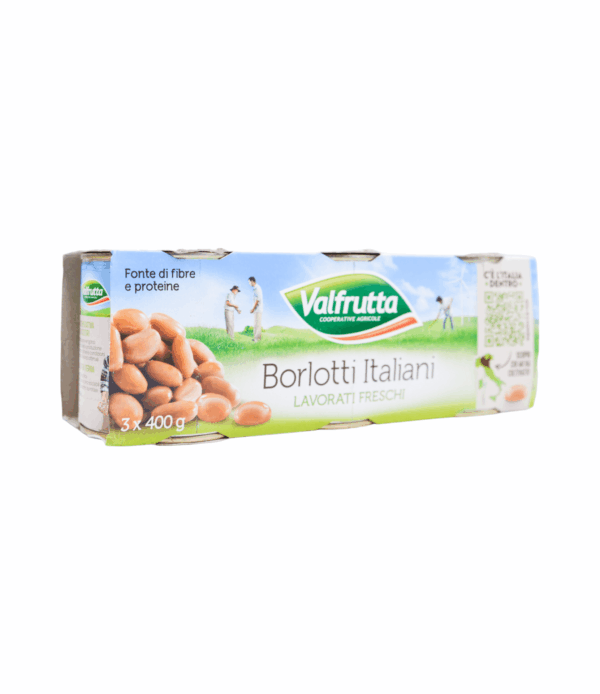 Fasole borlotti italiană Valfrutta 3 x 400 g