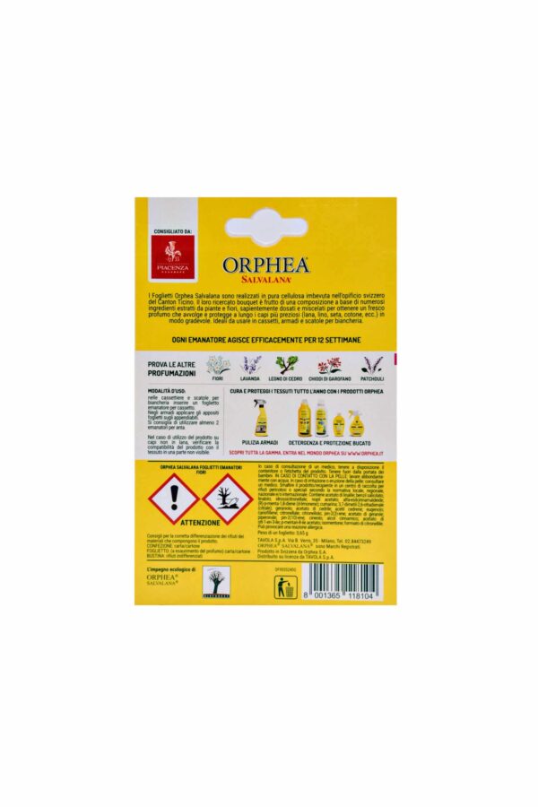 Folii Parfumate pentru Haine Orphea cu Flori 12 bucăți