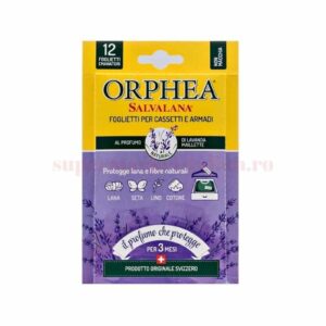 Folii Parfumate pentru Haine Orphea cu Lavandă pentru Lână și Fibre Naturale 12 bucăți
