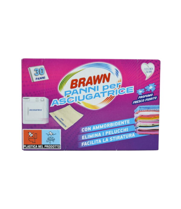 Folii pentru uscător Brawn cu balsam 30 folii