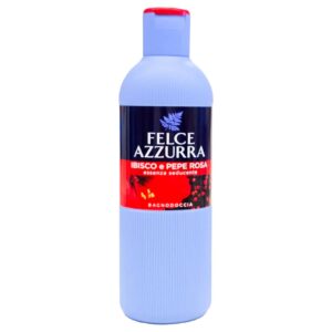 Gel de duș Felce Azzurra Hibiscus și piper roz 650 ml