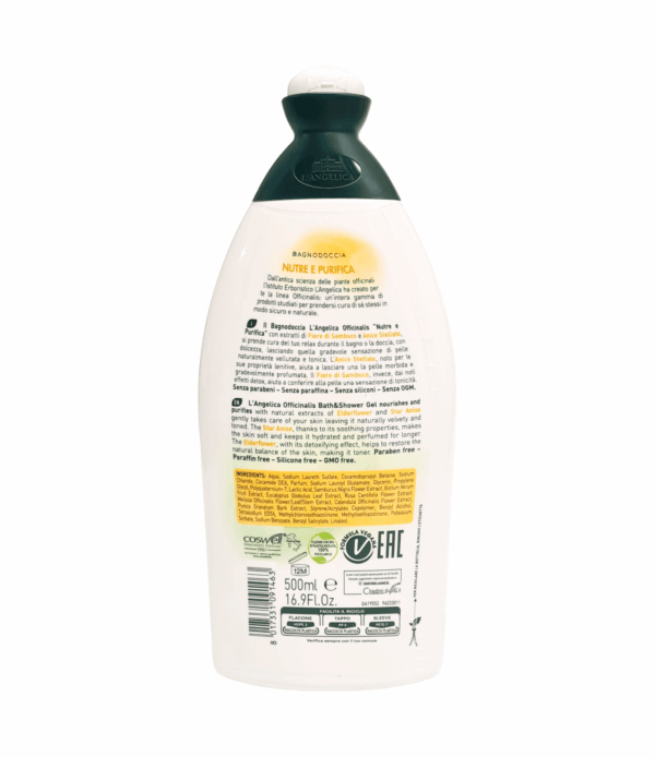 Gel de duș L'Angelica Fiore di Sambuco 500 ml