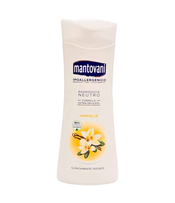 Gel de duș Mantovani Extra delicat cu vanilie 400 ml