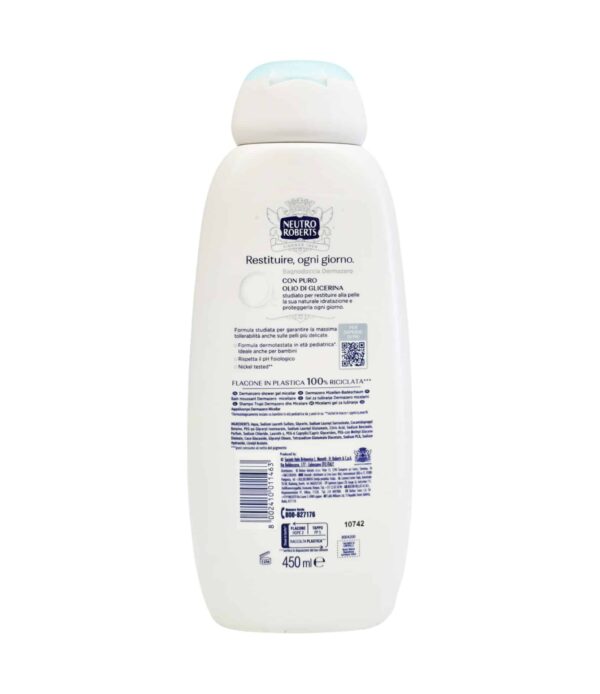 Gel de duș Neutro Roberts Dermazero micelar 450 ml