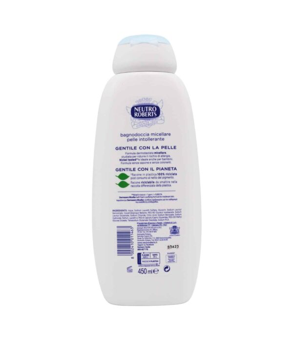 Gel de duș Neutro Roberts Dermazero micelar 450 ml