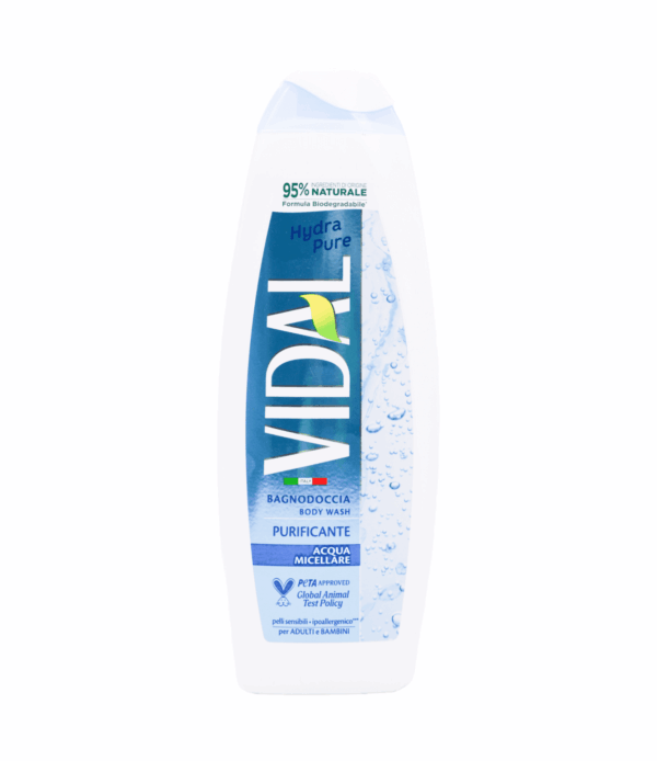 Gel de duș Vidal Apă micelară 500 ml