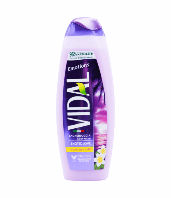 Gel de duș Vidal Emotions flori de tiare 500 ml