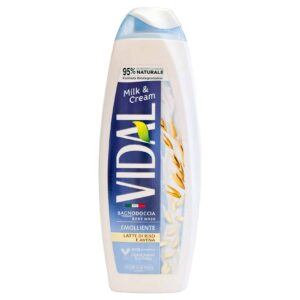 Gel de duș Vidal Milk & Cream lapte de orez 500 ml
