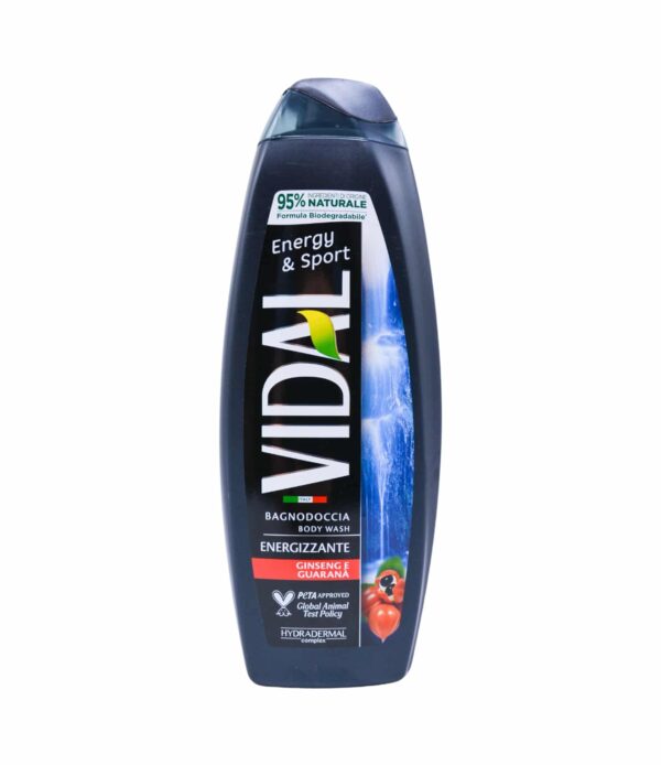 Gel de duș Vidal Sport Ginseng și guarana 500 ml