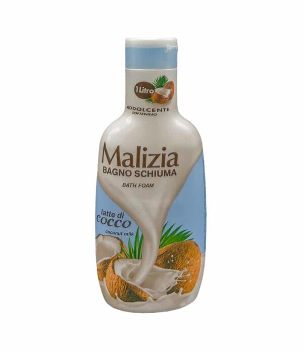 Gel de duș spumant Malizia cu lapte de cocos 1 l