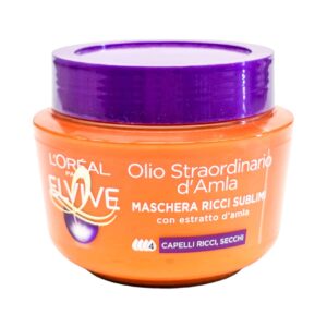 Mască de păr L'Oreal Elvive cu ulei de Amla pentru păr creț și uscat 300 ml