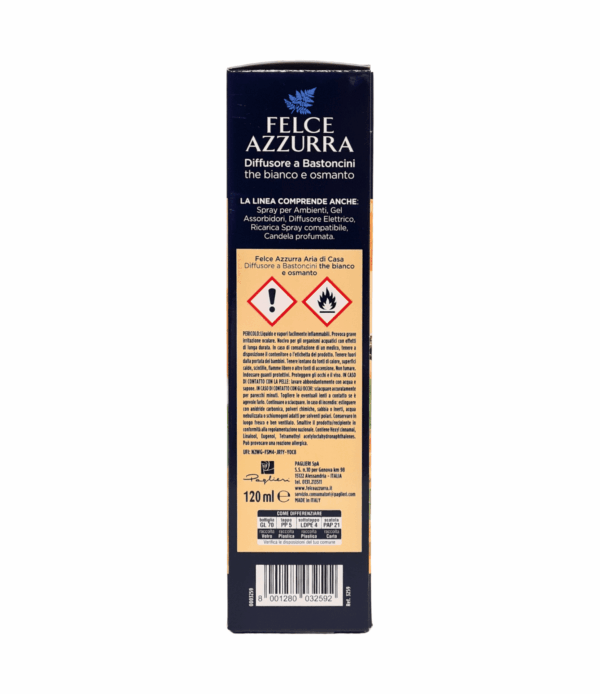 Odorizant Felce Azzurra Ceai și Osmanto 120 ml