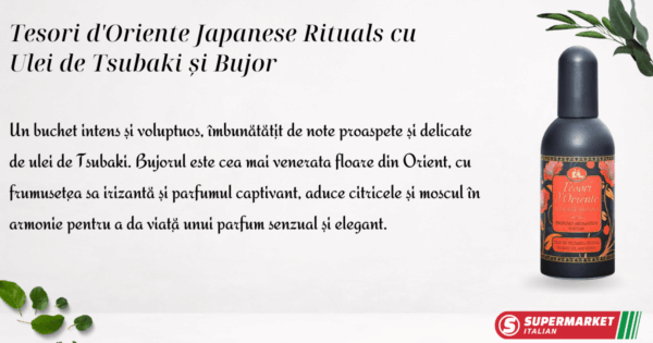 Parfum Tesori d'Oriente Japanese Rituals cu Ulei de Tsubaki și Bujor 100 ml
