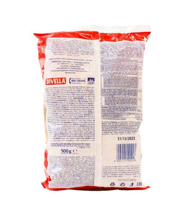 Paste Divella Mezzi Rigatoni nr. 18 500 g