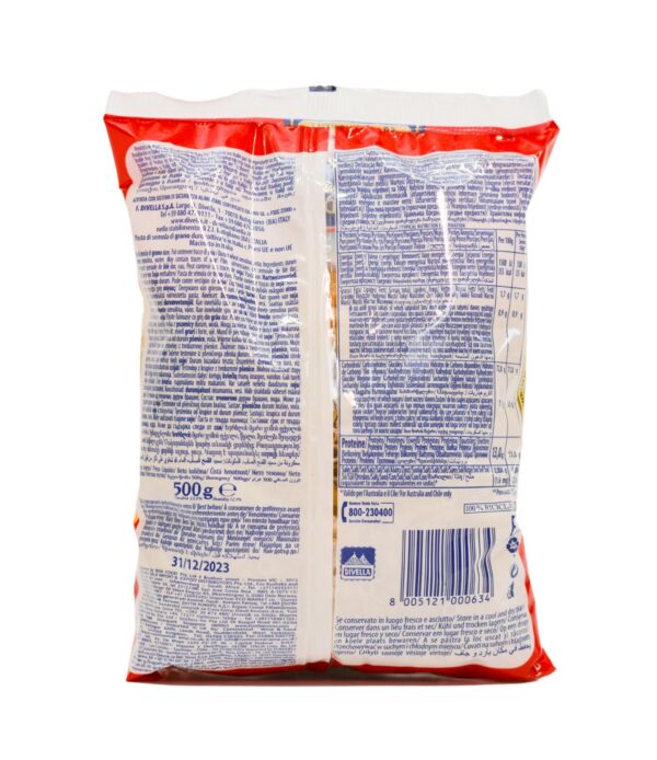 Paste Divella Paternosti Rigati nr. 63 500 g