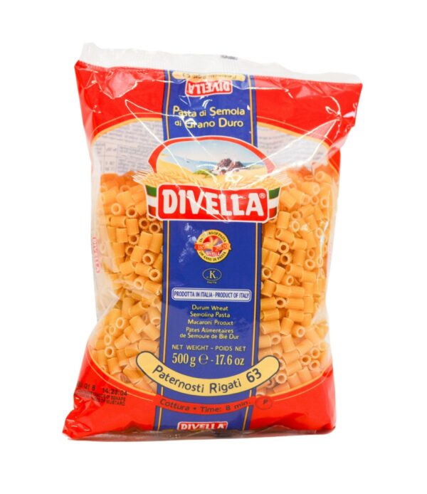Paste Divella Paternosti Rigati nr. 63 500 g