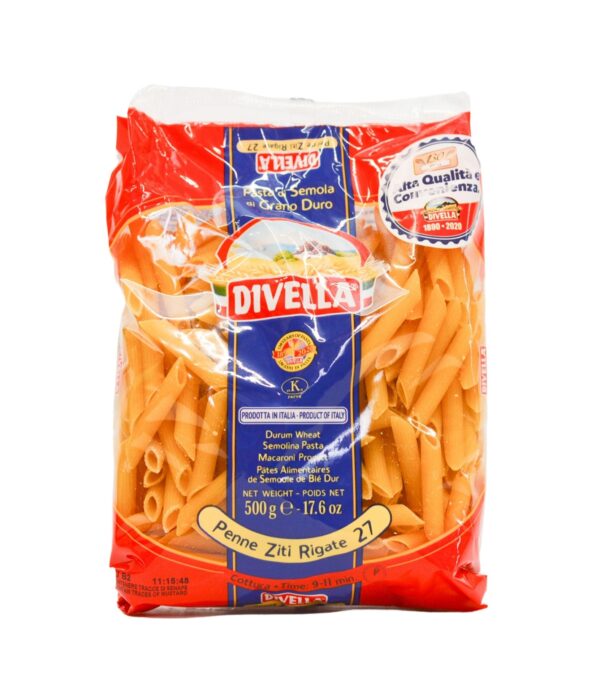 Paste Divella Penne Ziti Rigate nr. 27 500 g