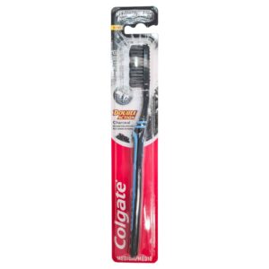 Periuță de dinți medie Colgate Double Action Charcoal