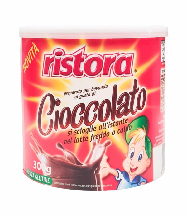 Praf pentru ciocolată caldă sau rece Ristora fără gluten 300 g