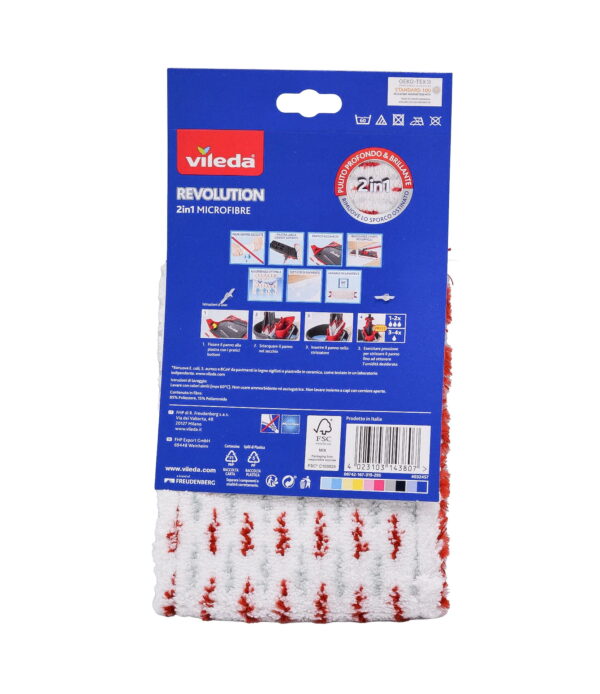 Rezervă mop Vileda Revolution 2 în 1 microfibră