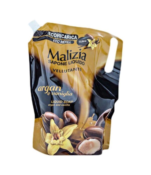 Săpun lichid Malizia argan și vanilie - rezervă