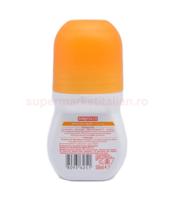 Roll-on Borotalco Active Mandarine si Neroli 50 ml