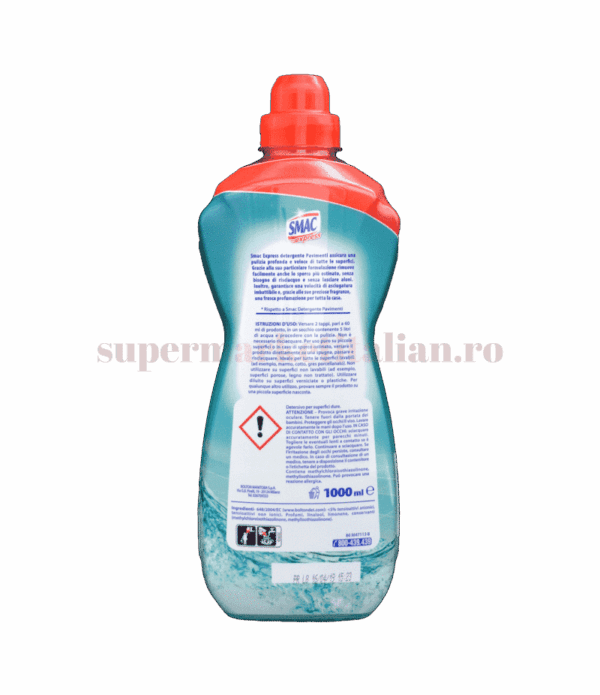 Detergent igienizant pardoseli Smac Express cu Amoniac 1000 ml