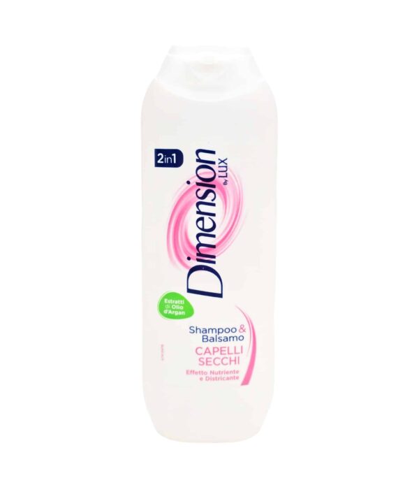 Șampon pentru păr uscat Dimension Lux Ulei de argan 250 ml