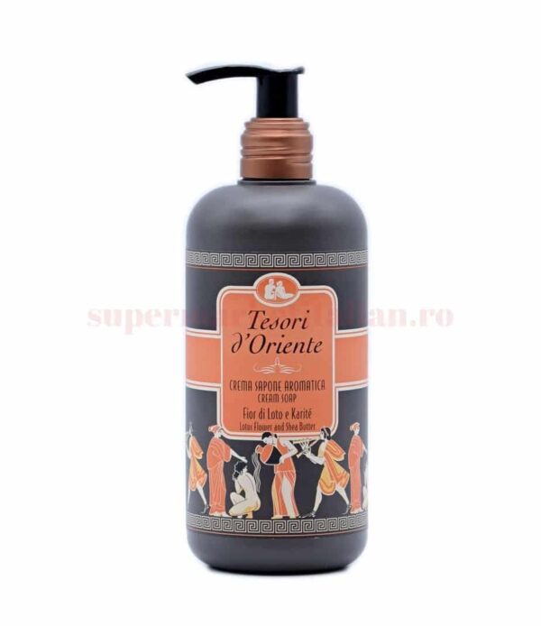 Săpun cremă Tesori d'Oriente Floare de lotus și karite 300 ml