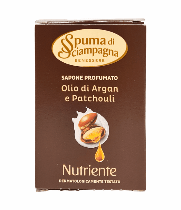 Săpun cu ulei de argan și patchouli Spuma di Sciampagna 90 g