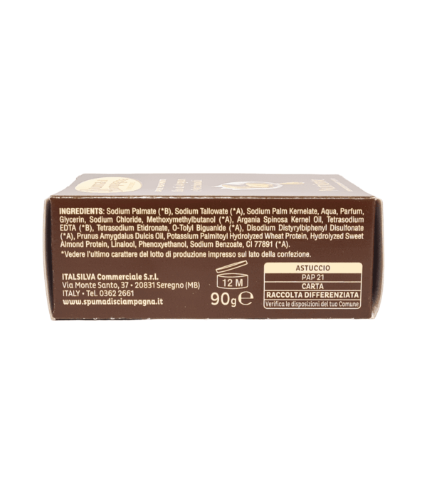 Săpun cu ulei de argan și patchouli Spuma di Sciampagna 90 g