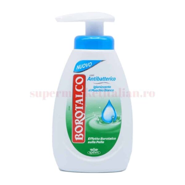 Săpun lichid Borotalco antibacterian Igienizant cu Mosc Alb 250 ml