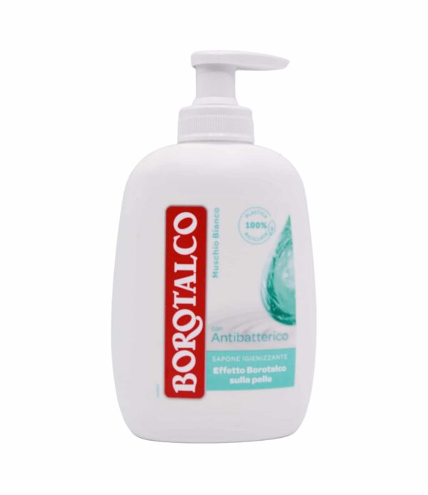 Săpun lichid Borotalco antibacterian Igienizant cu Mosc Alb 250 ml