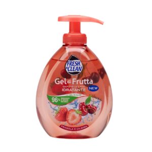 Săpun lichid hidratant Fresh and Clean cu Căpșuni și Cireșe și Gel din Aloe Vera 300 ml