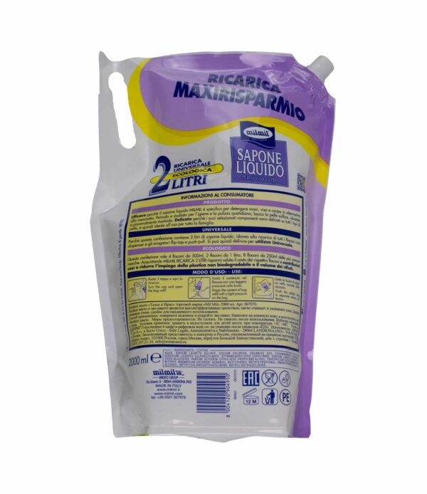 Săpun lichid Mil Mil Talc și Iris 2 l