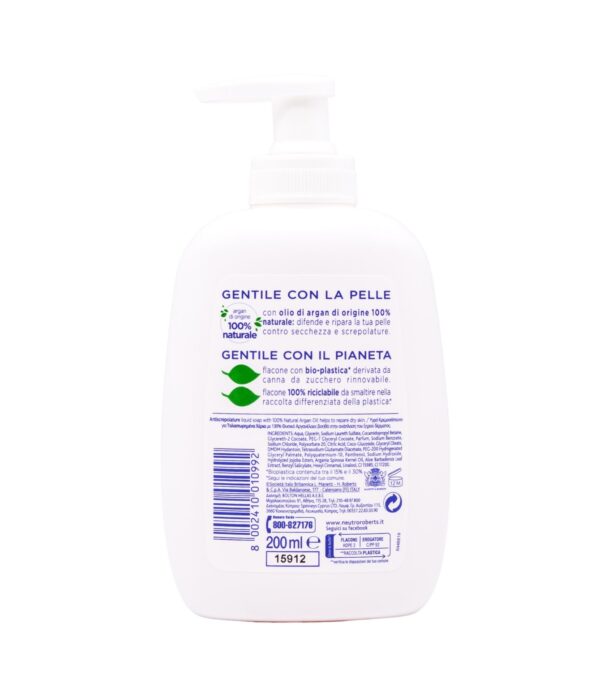 Săpun lichid Neutro Roberts Anti-fisurare cu ulei de argan 200 ml