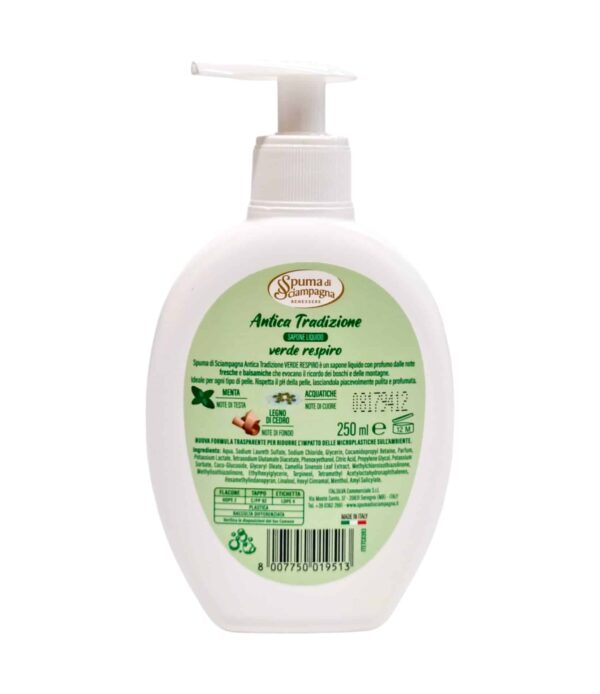 Săpun lichid Spuma di Sciampagna Suflu verde 250 ml