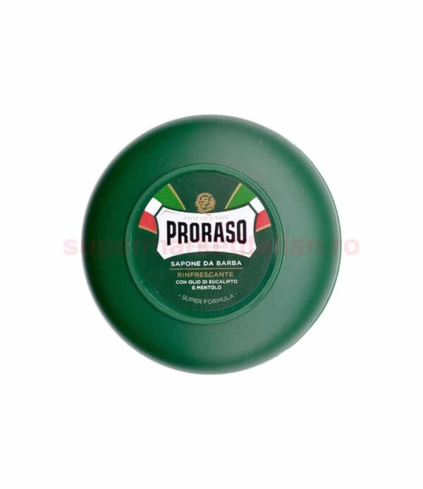Săpun pentru bărbierit Proraso cu Ulei de Eucalipt și Mentol
