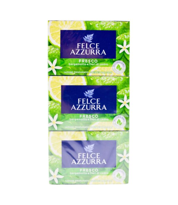 Săpun solid Felce Azzurra Fresco 3 bucăți