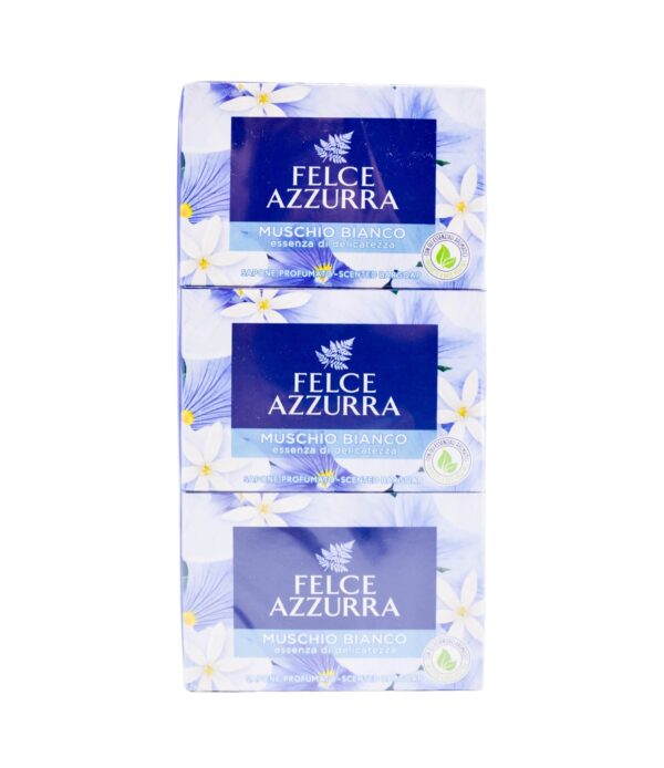 Săpun solid Felce Azzurra cu Mosc Alb 3 bucăți