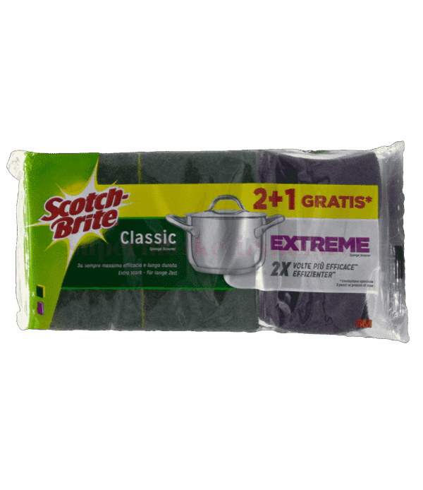 Bureți bucătărie Scotch Brite 3 bucăți