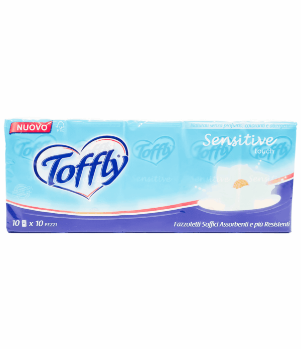 Șervețele nazale Toffly Sensitive Touch 10 pachete