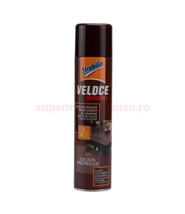 Soluție lemn Strabilia Veloce Mobili 400 ml