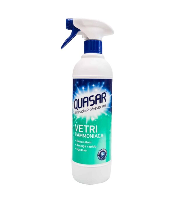Soluție pentru geamuri Quasar cu amoniac 580 ml