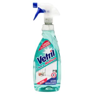 Soluție pentru geamuri și multisuprafețe Vetril cu alcool 650 ml