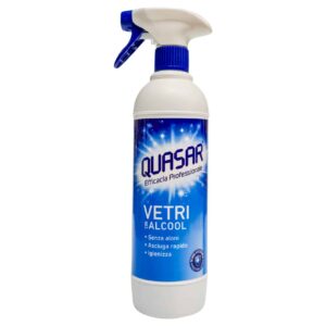 Spray pentru geamuri Quasar Vetri cu alcool 580 ml