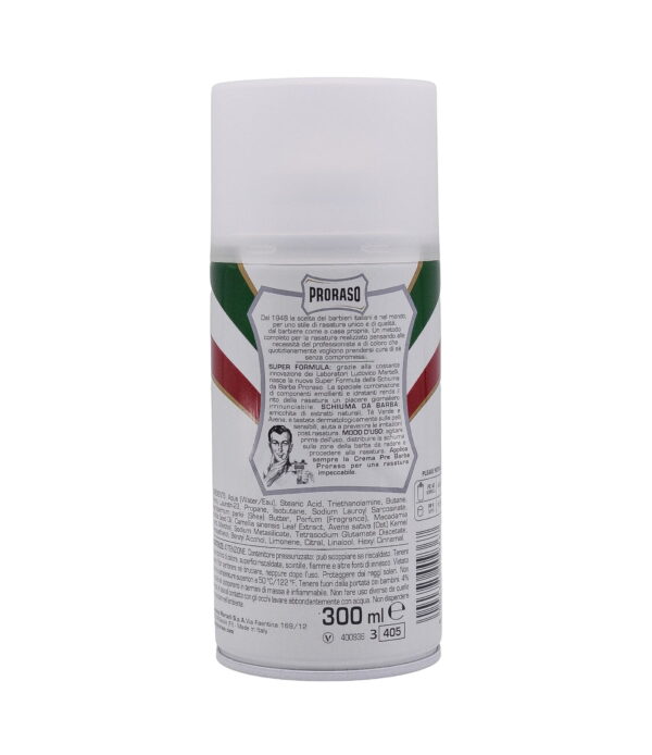 Spumă de ras Proraso pentru piele sensibilă 300 ml