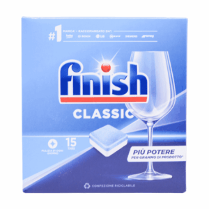 Tablete pentru vase Finish Classic 15 bucăți