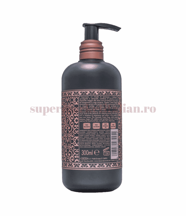 Săpun Cremă Tesori d'Oriente Hammam 300 ml - Hidratează și Regenerază Pielea