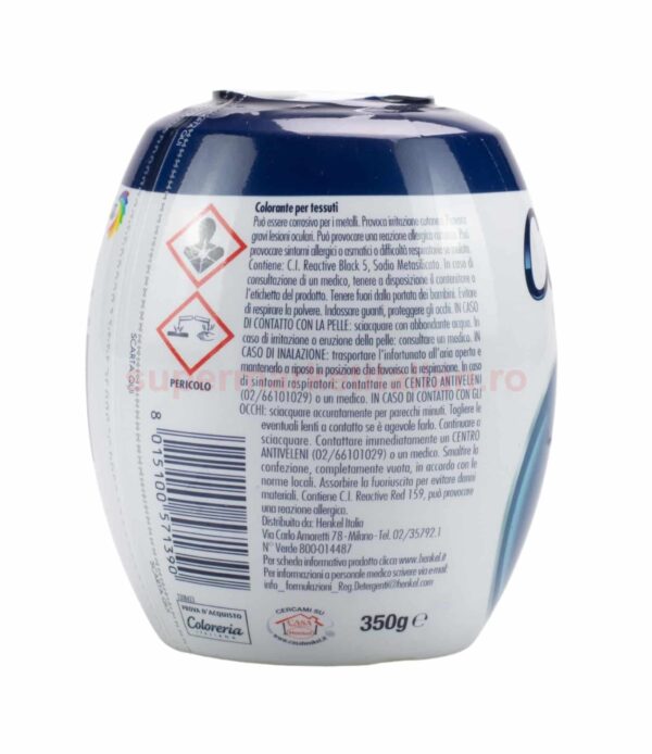 Vopsea pentru materiale textile Coloreria Italiana Albastru de noapte 350 g
